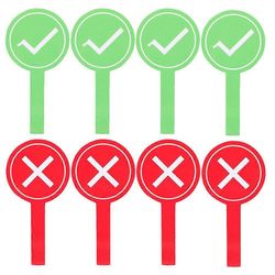 True False Sign Board 8kpl Uudelleenkäytettävät melat Luokkahuoneen vastaus Mela Arviointilauta Uudelleenkäytettävä vastaus Mela Huutokauppa Melat ...