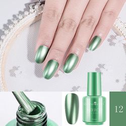 Nail Gel Neglelak Sug af Uv Led Farve Base Top Coat Neglelak Mint grøn