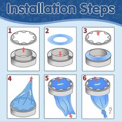 6/10 kpl vaippa-astioiden täyttöpakkauksia, maksimikapasiteetti 280 vaippaa, Angelcare-, Tommee Tippee- ja Spross-täyttökasettien kanssa yhteensopi...