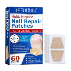 Varpaankynsien hoitotarra, 60kpl kynsien korjauslaastarien hoito 1 box