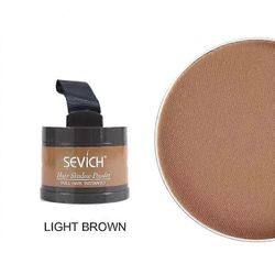 Sevich Fluffy Thin Powder Hairline Shadow Covers Root Cover Up Hair Concealer Light brown