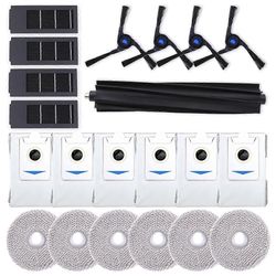 Deebot X2 Omni Robot Vacuum pääsivuharja Hepa-suodatinmoppi kangas pölypussit lisävarusteet Kuten