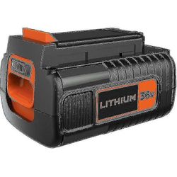 36V 2ah litiumakku, yhteensopiva kaikkien Black + Decker 36V -työkalujen kanssa, ei muistivaikutusta, matala itselevy