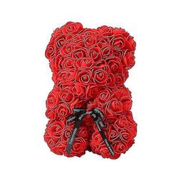 Valentinsgave 25 cm rosebjørn bursdagsgave minnedag gave teddy bearred