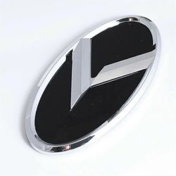 Redkid 1kpl K logo 3D tunnus auto edessä takahuppu tavaratila tarrat Sorento Sportage Optima Forte StingerRio K5 Hopea musta 11cmx5.6cm