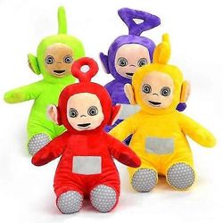 4-pakkaus Teletubbies pehmo pehmo pehmeä lelu 23cm monivärinen