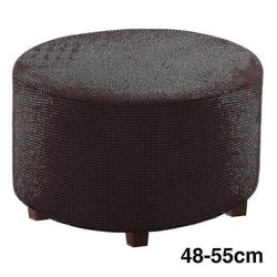 Vähennetty!! Rahin suoja Kansi Pyöreä ottomaanien liukukansi Irrotettava kiinteä olohuone Ruskea L