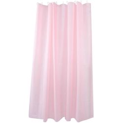 yksivärinen suihkuverho kylpyhuone vedenkestävä paksuuntunut kylpy suihkuverho Vaaleanpunainen 180.00X180.00X0.10CM