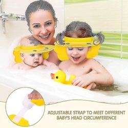 Baby Shower Cap Børn Bruseskærm, Justerbar Baby Hår Vask Skjold Shampoo Skjold Brusehat