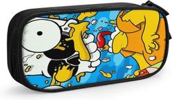 Kerota S-im-ps-on laukku kynäkotelo kestävä paperitavarapussi taitettava kynäpussi koulun toimisto kynälaukku suurikapasiteettinen lyijykynä kotelo...