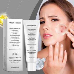 Relief Cream, aknen vastainen kosteusvoide kasvoille, rauhoittava voidevoide aknelle ja rasvaiselle iholle, intensiivinen korjausvoide