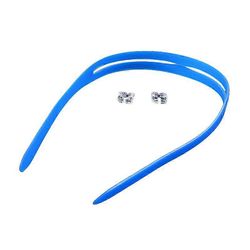 1 sarja yleishihna korkeahihnaiset suojalasit erittäin joustava snorklaus korvaavat sukelluslasit silikonihihnan kuluminen sininen