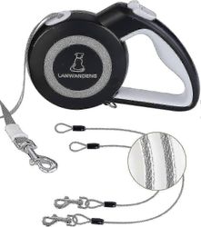 Sdigv pureskelukestävä sisäänvedettävä koiran talutushihna, jossa on 2 raskasta pureskelua estävää vaijeria, 16 jalan talutushihnat 360 sotkeutumat...