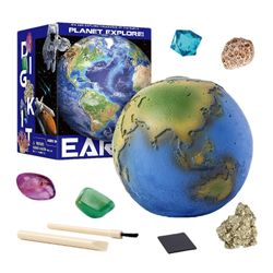 Trokphy Caraele Planet Mining Kit Planet Mining Kit Kids Discovery Leker Gemstone Dig Stem Science Kit Gemstone Dig Kit Science Pedagogiske leker 1