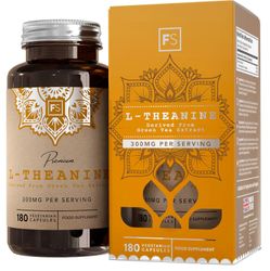 Focus Supplements L-teaniini (300mg) 1 Bottle (180 Capsules)