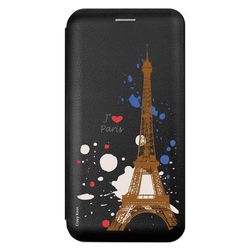 Crazy Kase Sag til iPhone 12 Pro Max (6,7) Sort Motiv Paris