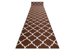 RugsX Runner anti-slip TRELLIS brun 30351 80 cm 80x820 cm