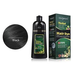 Black Hair Dye Shampoo Nopeasti vaikuttava harmaille hiuksille Värjää hiuksesi mustiksi kotona Musta