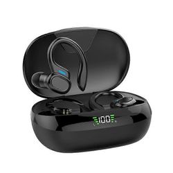 Korvalla asennetut Bluetooth-kuulokkeet, noninear sports, juoksu, erittäin pitkä akunkesto, kuulokkeet, digitaalinen näyttö, melunvaimennus, langat...