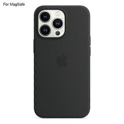 IPhone 14 Pro -kotelo, joka on yhteensopiva MagSafe Liquid Silicone -puhelimen takakannen kanssa [Induction Popover] Black