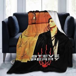 Kerota Steve Rock Music Perry Laulaja Heitä huopa flanelli Lämpimät pehmeät peitot Sisustus sänkyyn Olohuone Aikuiset Lapset Lapset ABD24066 60x50i...