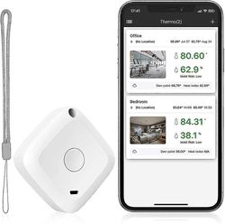 Bluetooth-lämpömittarin kosteusmittari, sisälämpöhygrometri sovelluksella, korkea