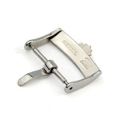 Efmx Sjekk Clasp for Rolex - Menn rustfritt stål Pin Safety Insurance Buckle Sølv 16mm A