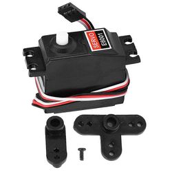 RC vedenpitävä servo, 6KG E6001 muovivaihteisto analoginen servo, muovinen vaihdeservo RC-malleihin, HSP 94105 94106 94166 1/10 RC-autoon