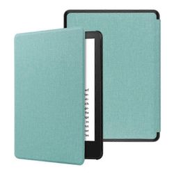Kindle Paperwhite 6 12th 2024 ohut kestävä PU-nahkakansi automaattinen herätys / lepotila vihreä