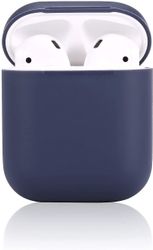 AIR Silikonecover med sportsrem til Airpods 2 forreste LED ikke synlig (mørkeblå)