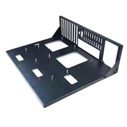 Avoin tietokoneen kotelo, kaksisuuntainen palvelin, E-ATX/ATX-emolevyn kiinnike, testiräkki, avoin jäähdytysräkki (EATX) Musta