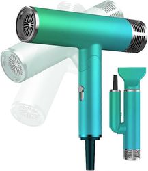 Aura Ammattimainen hiustenkuivaaja taitettavalla kahvalla, ioninen hiustenkuivaaja harjattomalla moottorilla ja diffuusorilla, kevyt matkahiustenku...