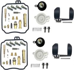 Kaasuttimen uudelleenrakennussarja Moottoripyörän hiilihydraatti kelluva kalvo Aircut kaasuläpän ruuvisarja YAMAHA:lle V-STARille DRAGSTAR XVS650 X...
