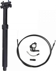 Dropper-tolppa, 27.2x370mm polkupyörän satulatolpan korkeussäädettävä w / 150cm sisäinen/ulkoinen kaapeli MTB maantiepyörälle BMX