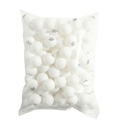 Bordtennisballsett med 100 Bulk Ping Pong Ball 3-stjerners 40+ Standard Size Abs Treningsball For Spillkamper Hvit