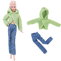 Otwoo Daglig Sportswear dukke kjole For 11,8 tommers Barbie klær tilbehør Bjd Blyth 1 / 6 Dollhouse Miniature elementer Jenter Leker BABI140