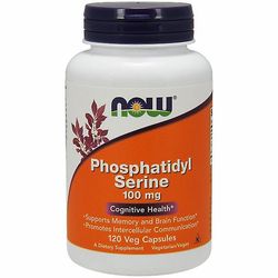 Now Foods Phosphatidyl Serine, 100 mg, 120 Vcaps (1 kpl pakkaus)