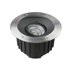 LEDS-C4 Lighting Gea Udendørs LED Uplight forsænket rustfrit stål poleret 1-10V Dæmpning 30cm 3820lm 2700K IP67
