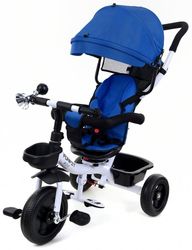 Viking Choice Lasten kolmipyöräinen lastenpyörä aurinkovisiirillä - sininen