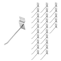 25 x Slatwall yksi koukku tappi myymälä näyttö asennus prong ripustin 100mm