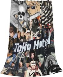 Flanellihuopa, heittopeitot, ilmastointi, Tokio Band, hotelli, huopa sohvalle, vuodesohva, olohuone 50x40in 125x100cm