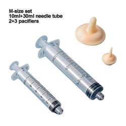 Maidon nännit ruiskut lemmikkieläinten ammattimaiseen hoitotyöhön silikoni pentu tutti mini lemmikkieläinten ruokinta nännit M 2-osainen setti