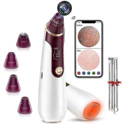 Näkyvä blackhead remover, huokospuhdistusaine Ultra Hd -kameralla ja valoilla