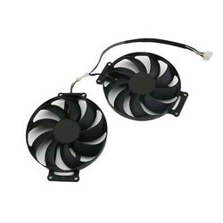 1pair fdc10h12s9-c rtx 2060 super 2070 gtx1660 ti jäähdytystuuletin gtx 1660 1660ti dual oc rtx2060 g Musta
