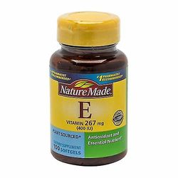 Nature Made Luonto E-vitamiinia, 267 mg, 100 softgeeliä (1 kpl pakkaus)