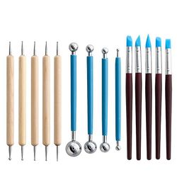 14Pcs ler keramik værktøjer håndlavede diy sculature kunst forsyninger apt139