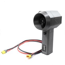 Super Turbo Jet Fan XL kädessä pidettävä nopea väkivaltainen puhallin 110000RPM teollisuustuuletin kannettava hiustenkuivaaja Musta