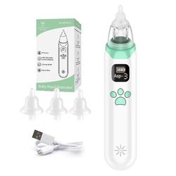 Baby Nasal Aspirator Elektrisk Sikkerhet Neserenser Usb Oppladbart