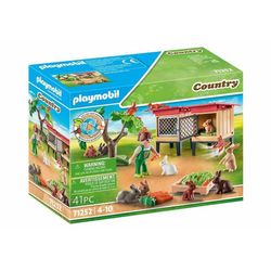 Legesæt Playmobil 71252 Landkaninbur 41 elementer