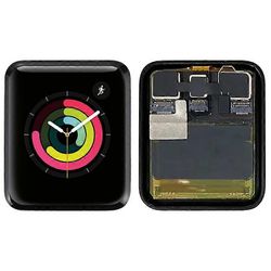 Alkuperäinen LCD-näyttö Apple Watch Series 3:lle 38 mm (GPS-versio), jossa Digitizer Full Assembly